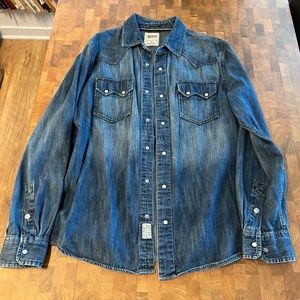 Levis Denim Button-Up Shirt